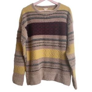 SALE! HEM & THREAD Fuzzy Sweater Size Large